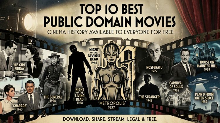 The Top 10 Best Public Domain Movies You Can Watch Right Now